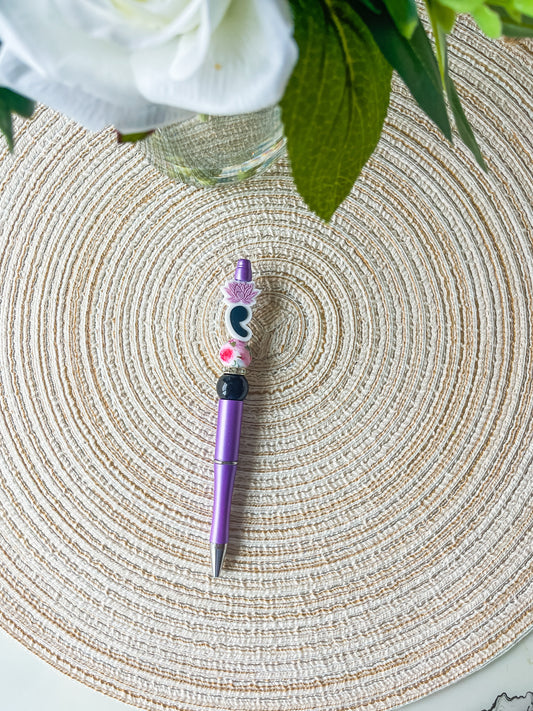 (Purple) Lotus Semi-Colon| Pen