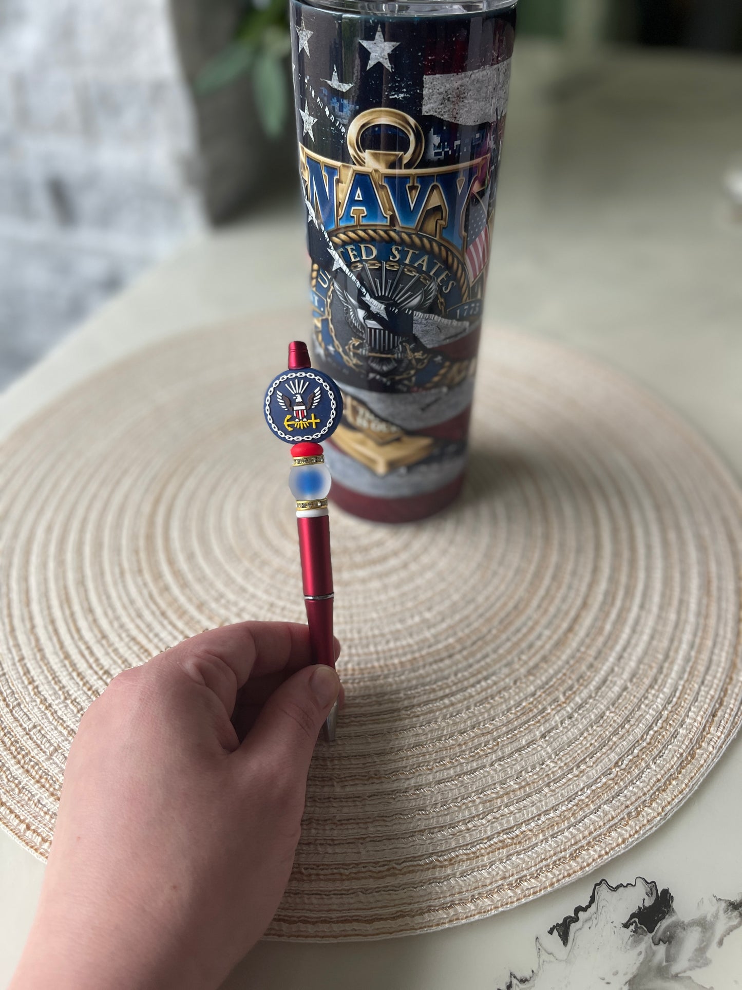 Navy Tumbler Set