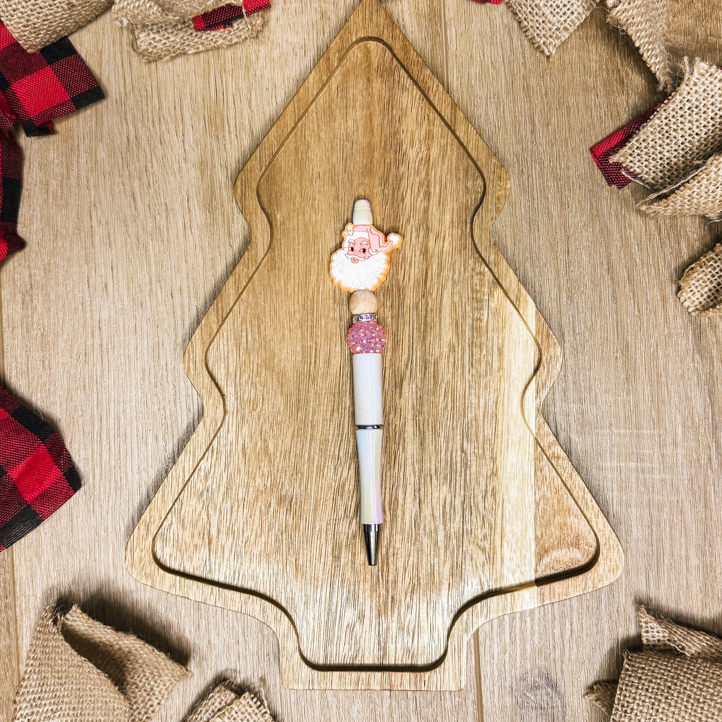 Pink Santa Pen