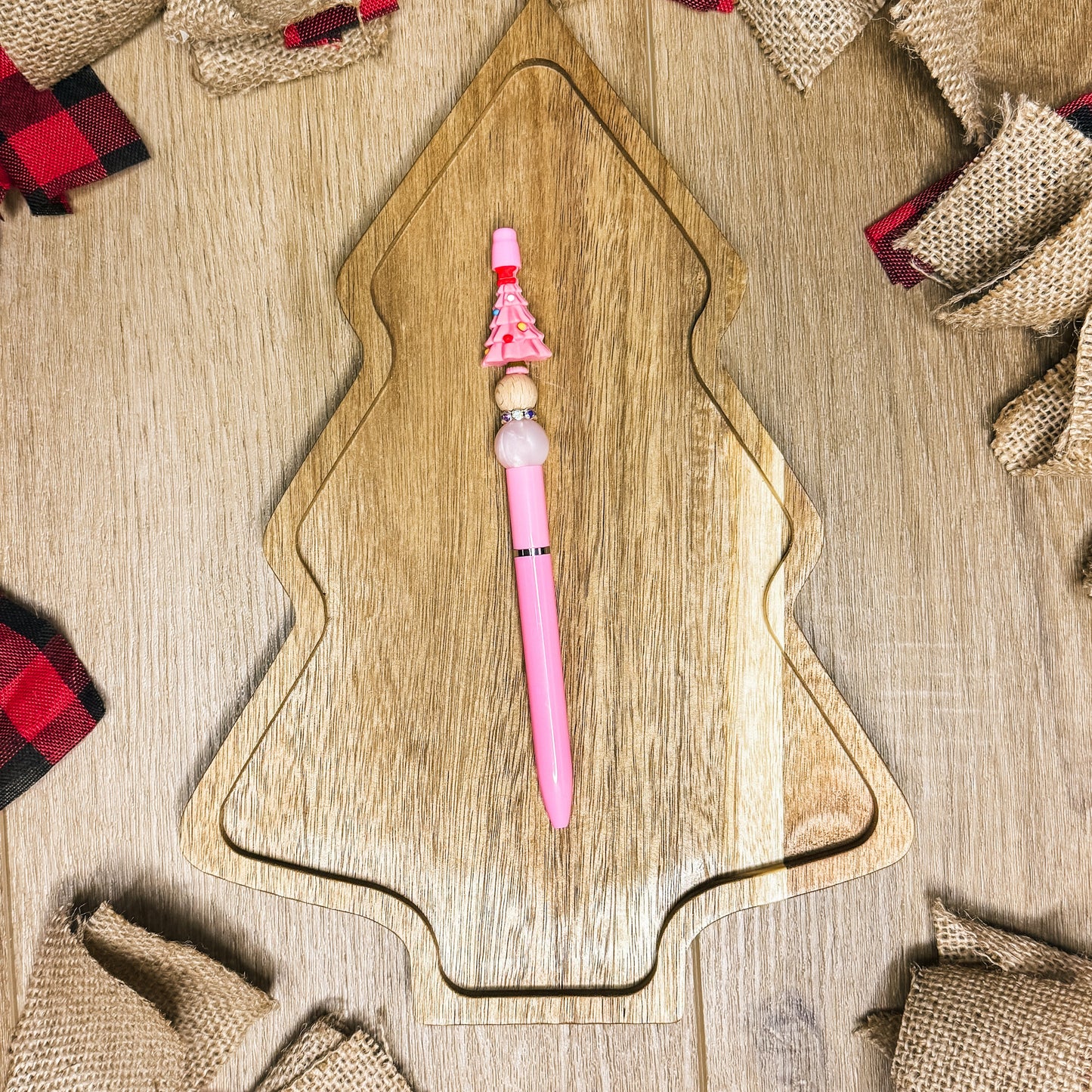 3D Pink Christmas Tree Pen
