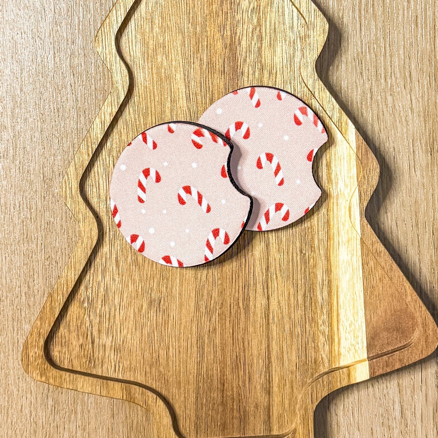 Candy Cane | Car Coasters