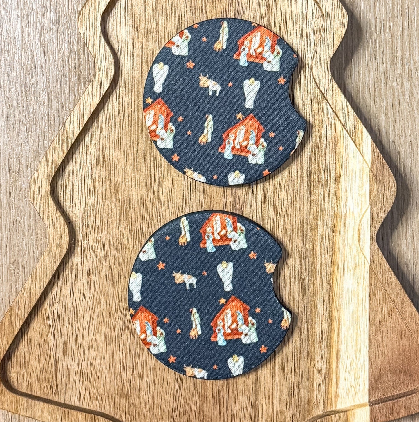 Christmas Nativity | Car Coasters