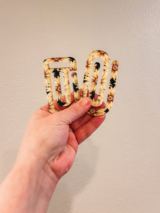 Sunflowers Jumbo Paperclip