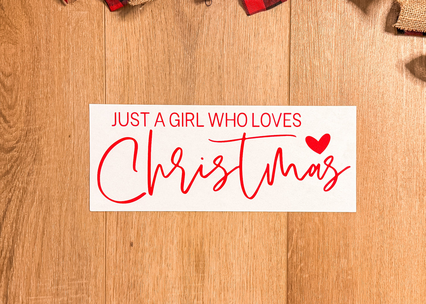 Just a Girl who Loves Christmas| Apparel