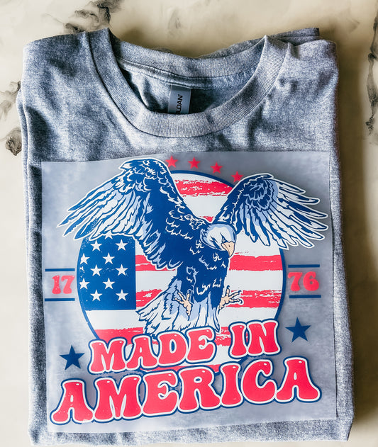 Made in America or America Vibes Tee| Adult or Youth