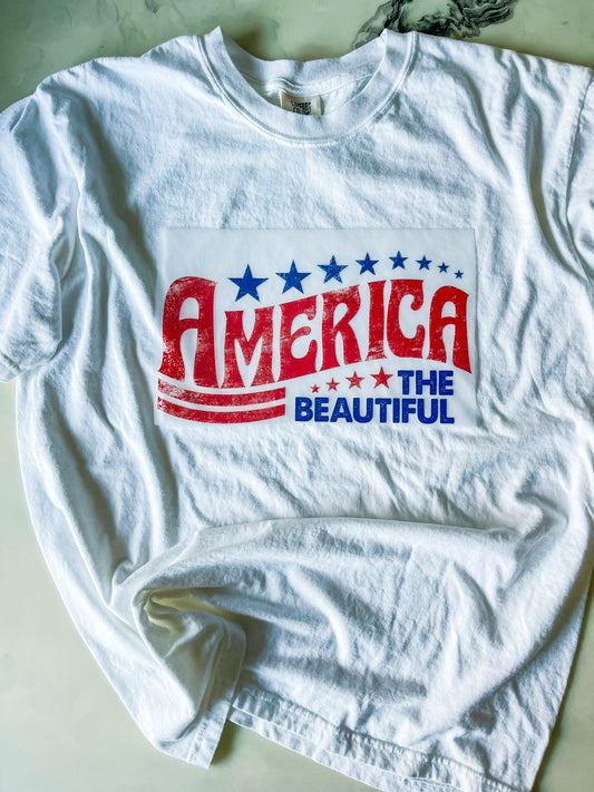 America The Beautiful Tee| Adult or Youth