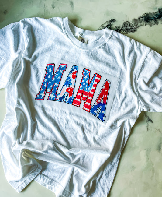 Mama- Red White and Blue