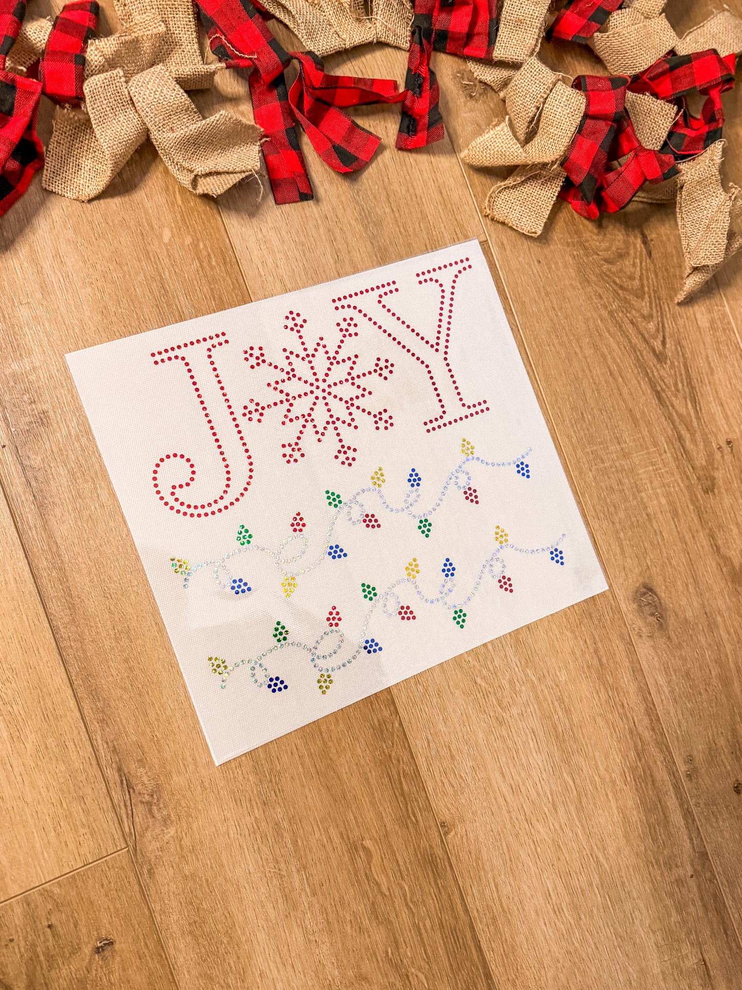 Spangle Christmas Joy with lights sleeves| Apparel