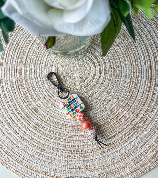 Suspect Doesn’t Speak Much because They’re Brilliant and Busy Thinking| keychain