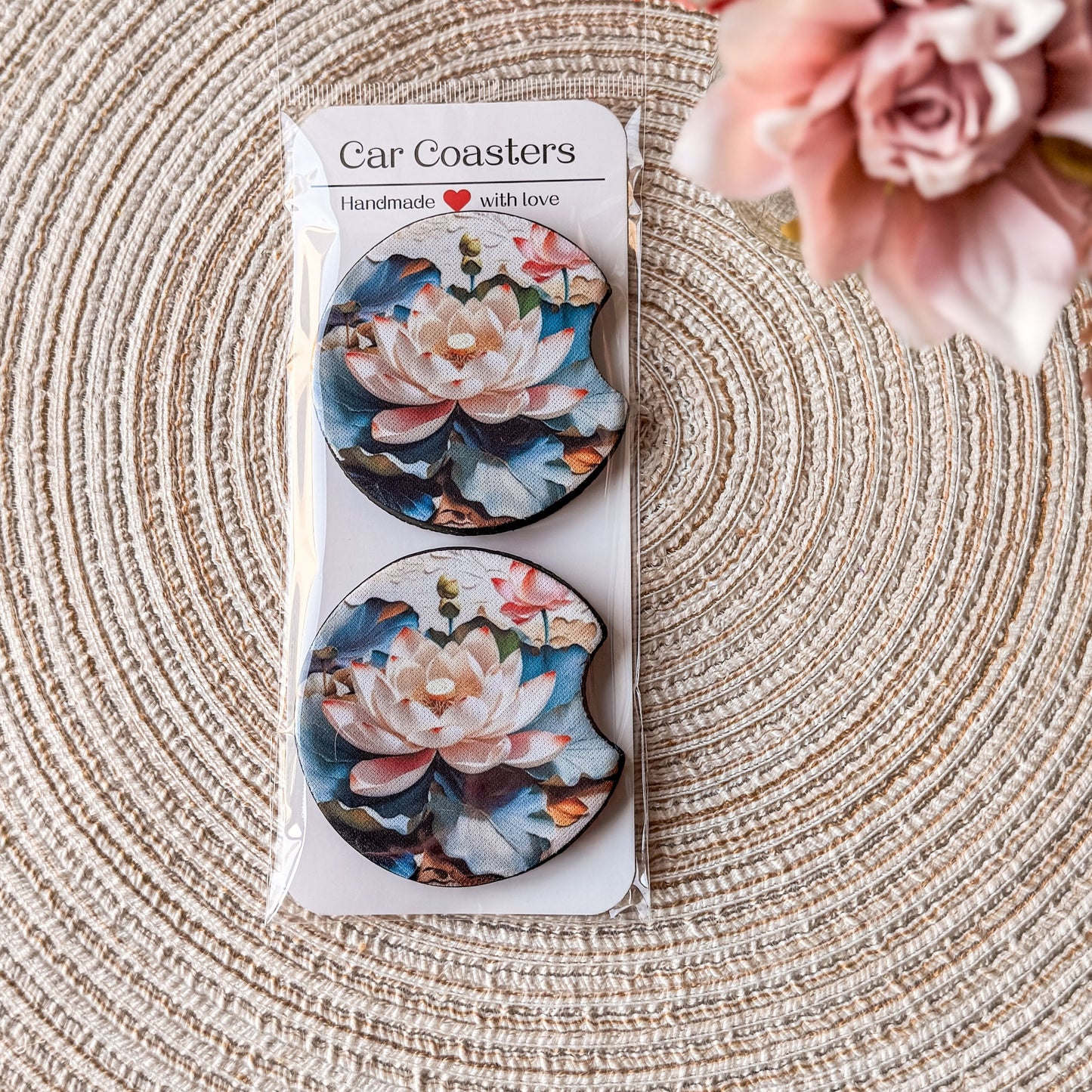 Lotus Flower | Car Coaster