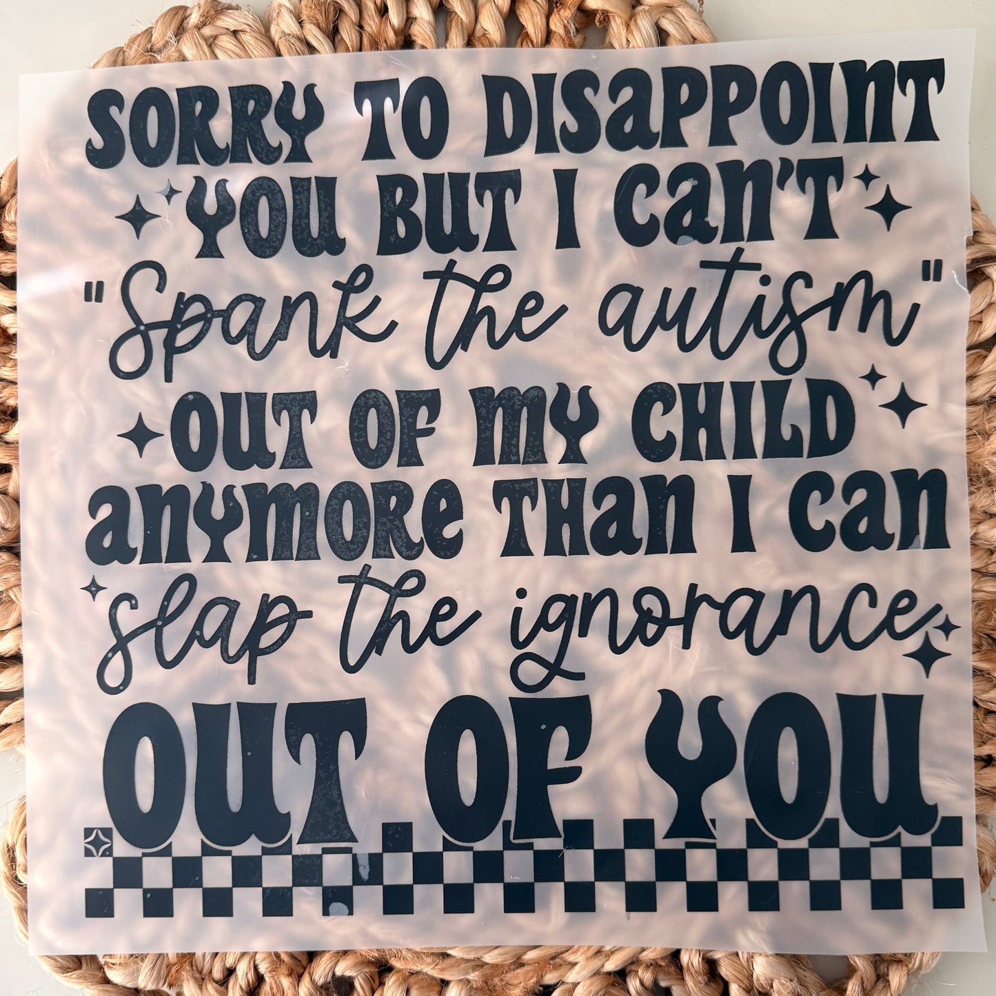 Sorry To Disappoint you.. | Autism | Adult Tshirt