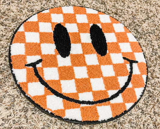 Smiley Tan Checkered