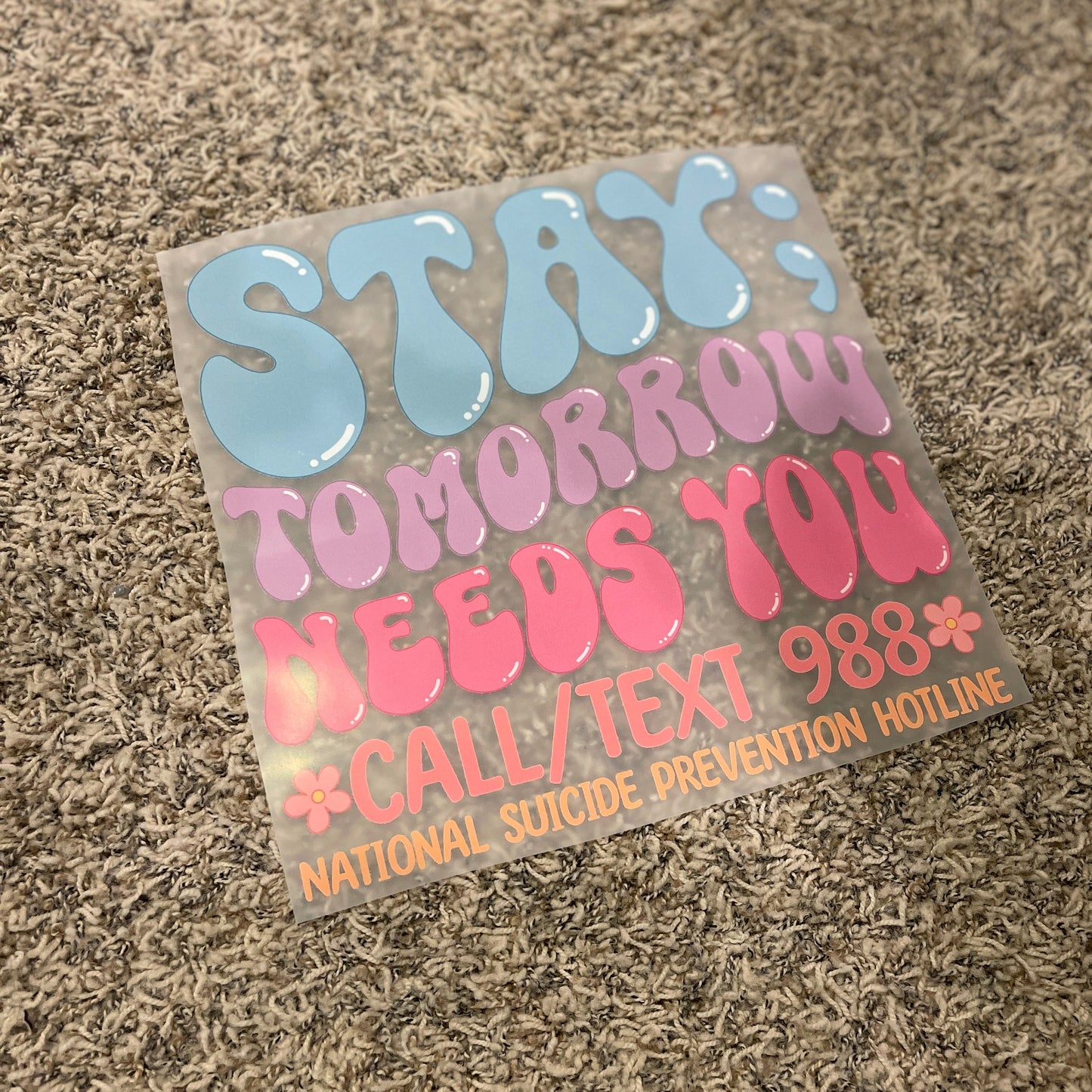 110| Stay; Tomorrow needs you