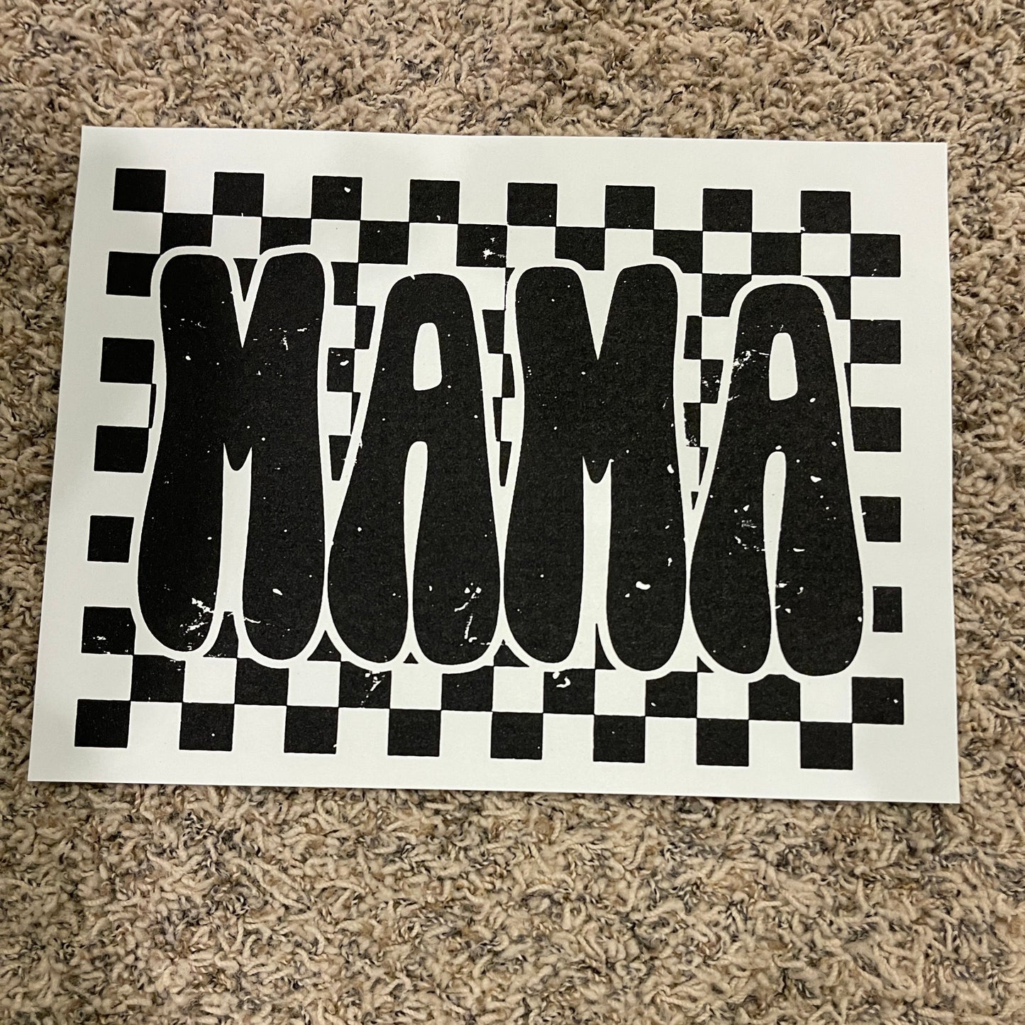 10|  Checkered with Mama