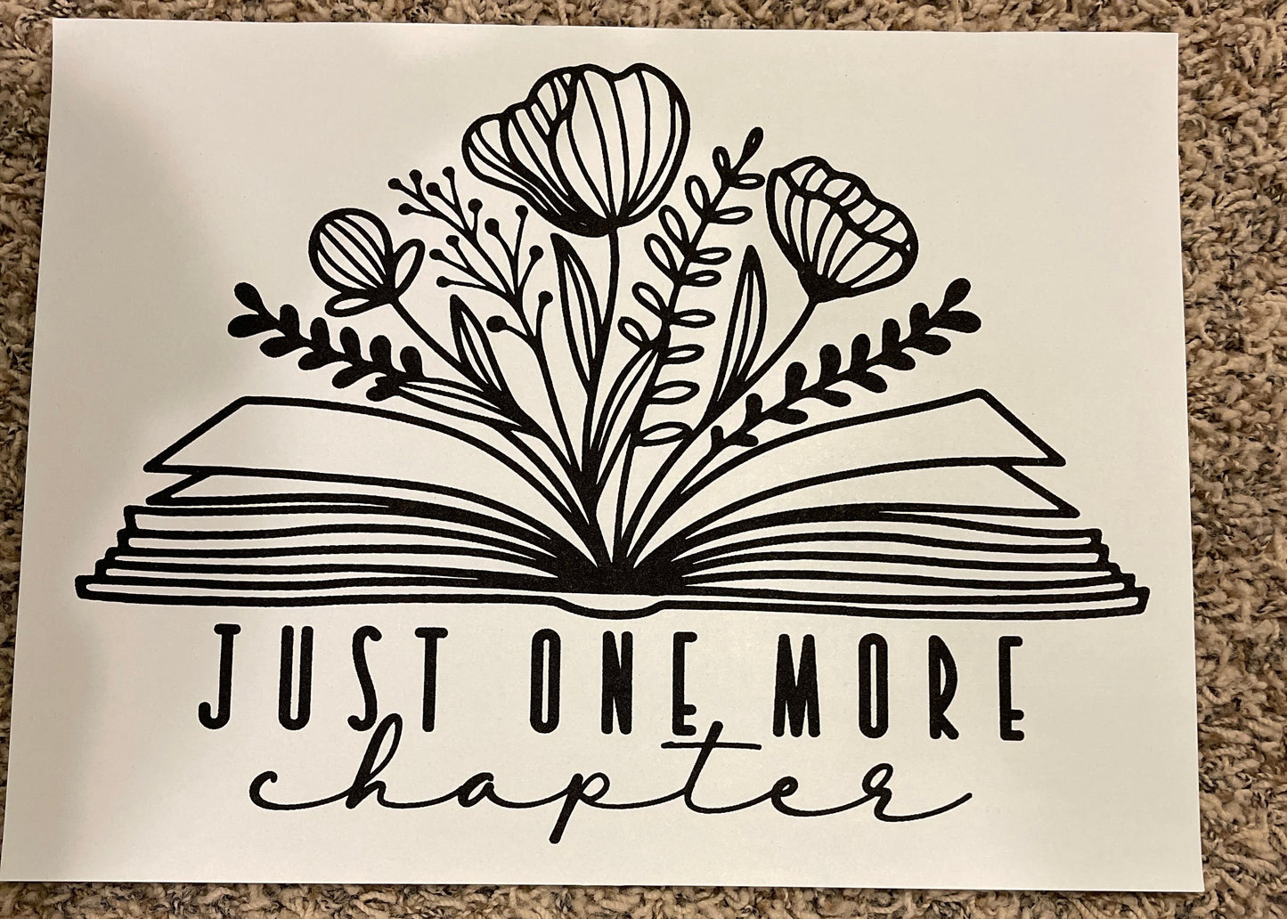 Just One More Chapter| Adult Tee