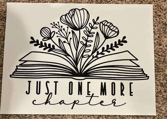 Just One More Chapter| Adult Tee