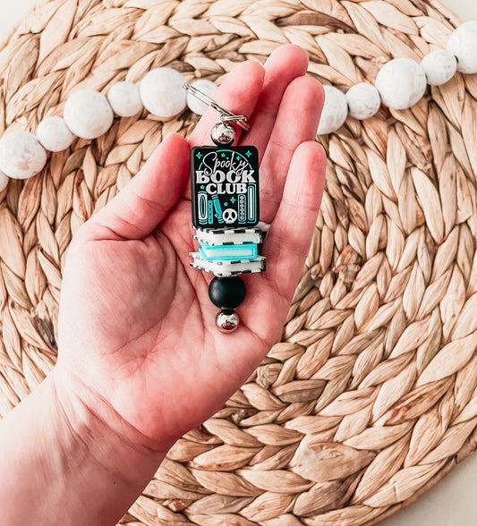 Spooky Book Club Keychain