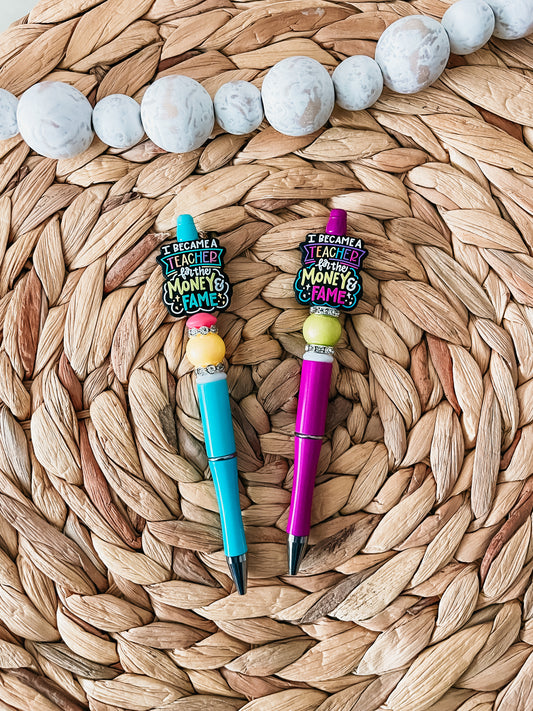 I Became a Teacher for the Money and Fame | PEN