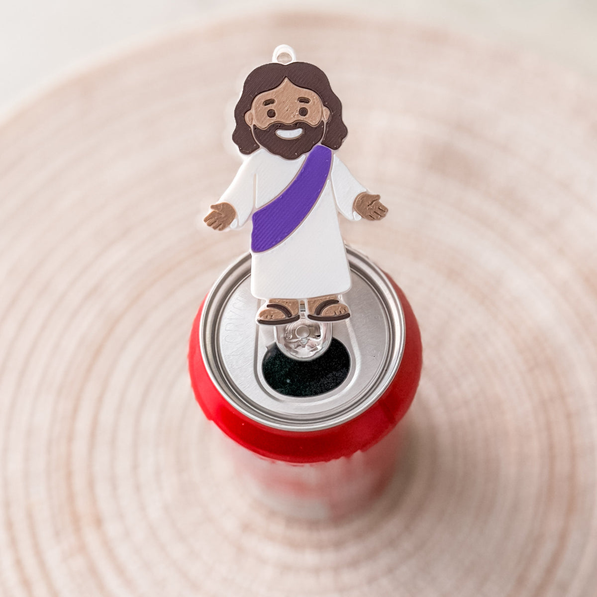 Jesus | 3D Printed Pop Can Tab Opener