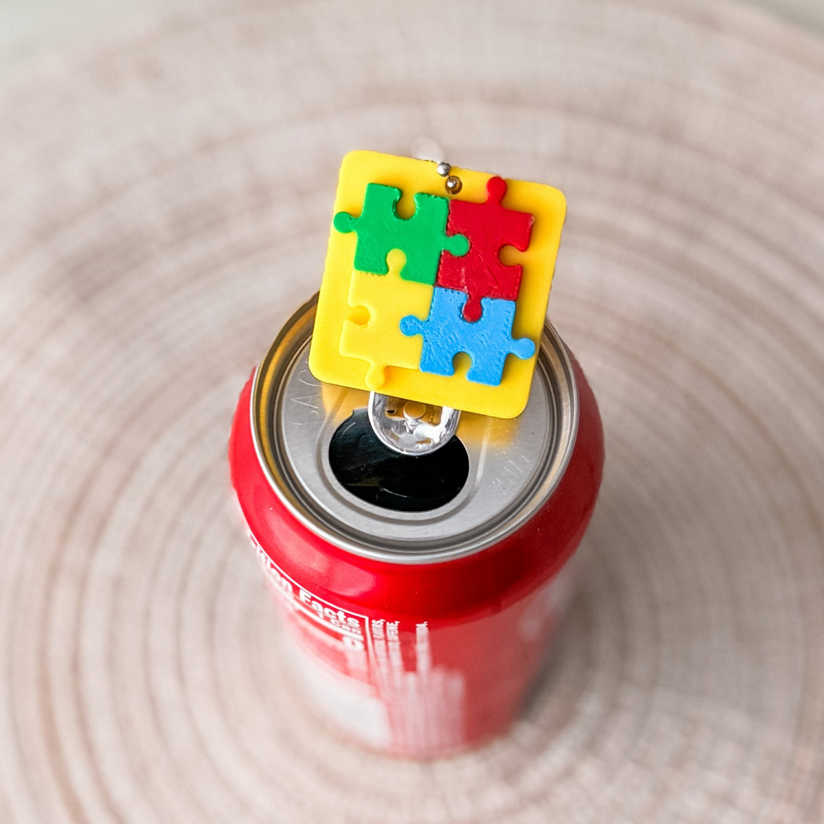 Autism Awareness Puzzle Piece | 3D Printed Pop Can Opener