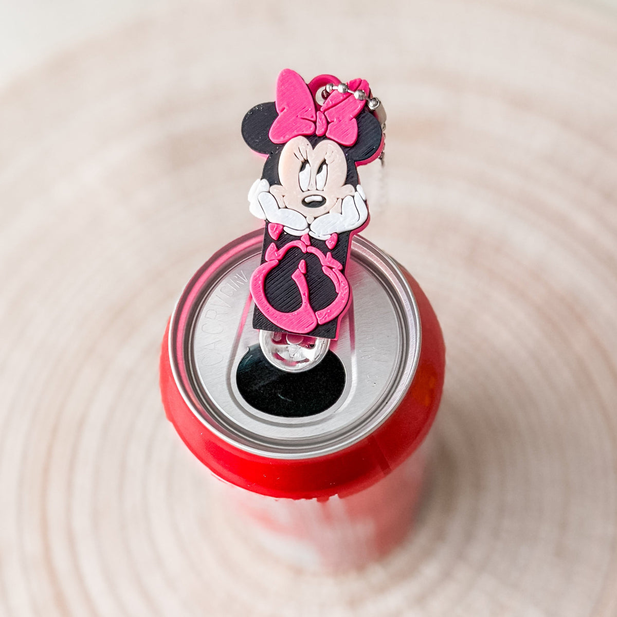 Pink Bow Mouse | 3D Printed Pop Can Tab Opener