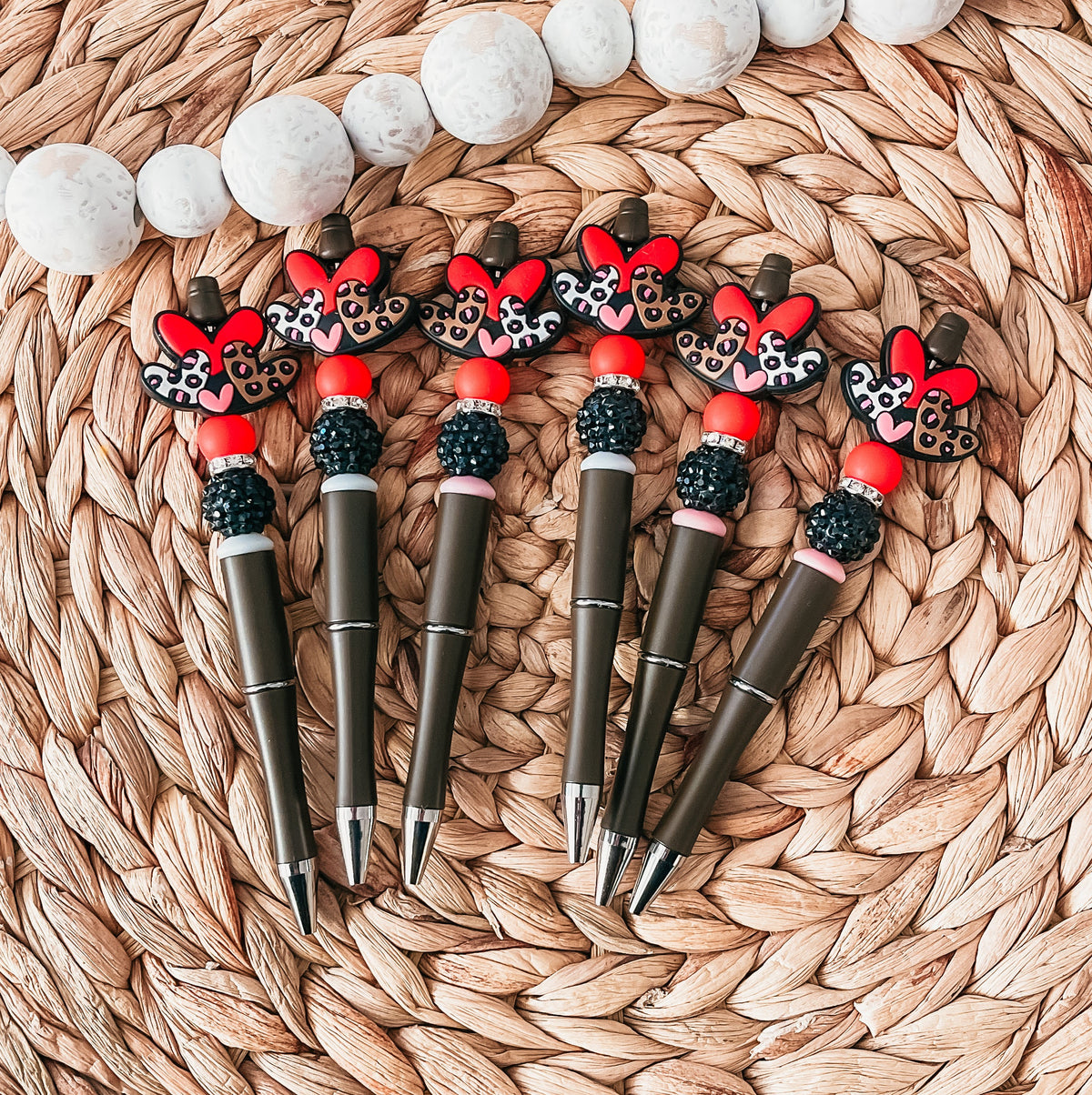 3 Hearts Valentines(Leopard Print)| Pen