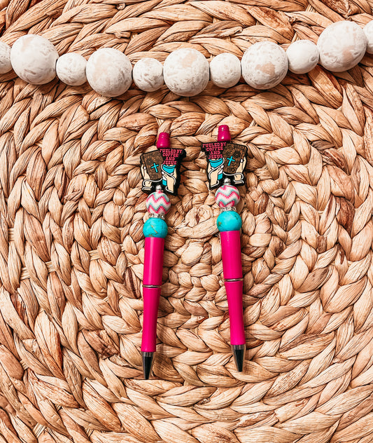 Fueled by Coffee and Jesus| Pen