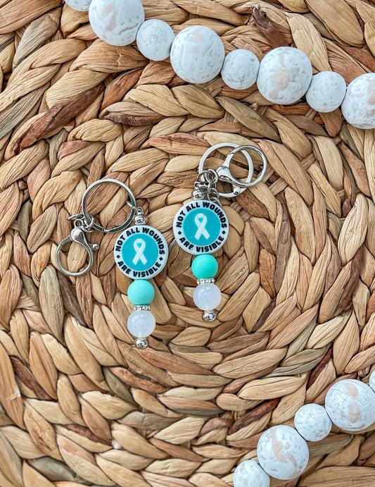 Not all Wounds are Visible| Keychains