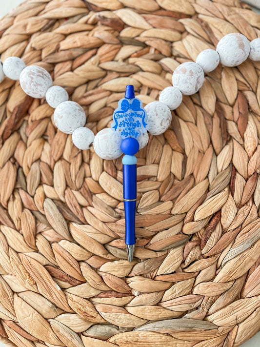 She is Clothed in Strength and Dignity| Pen