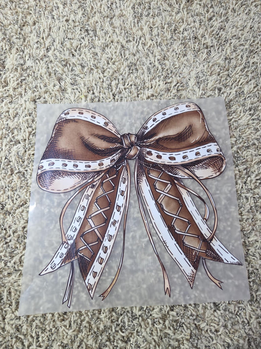 Football Lace Bow| Adult Tee