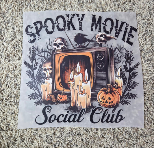 Spooky Movie Social Club| Adult Tee