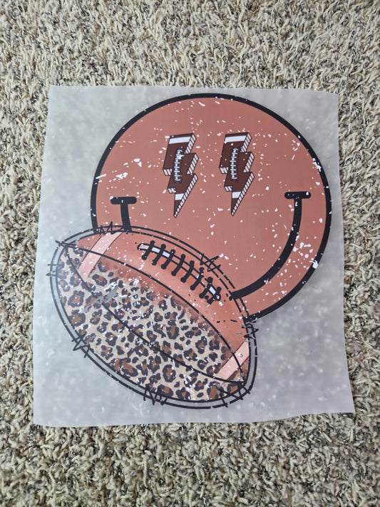 Football Smile Face| Adult Tee