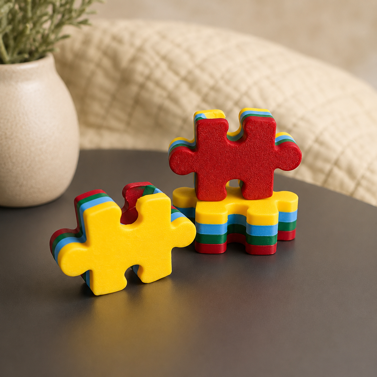 Puzzle Piece | 3D Printed Straw Topper