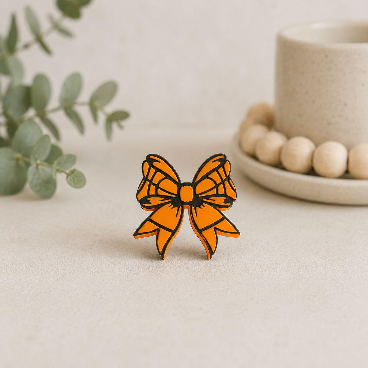 Basketball Bow | 3D Printed Straw Topper