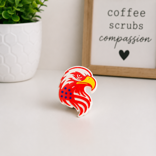 Patriotic Eagle | 3D Printed Straw Topper