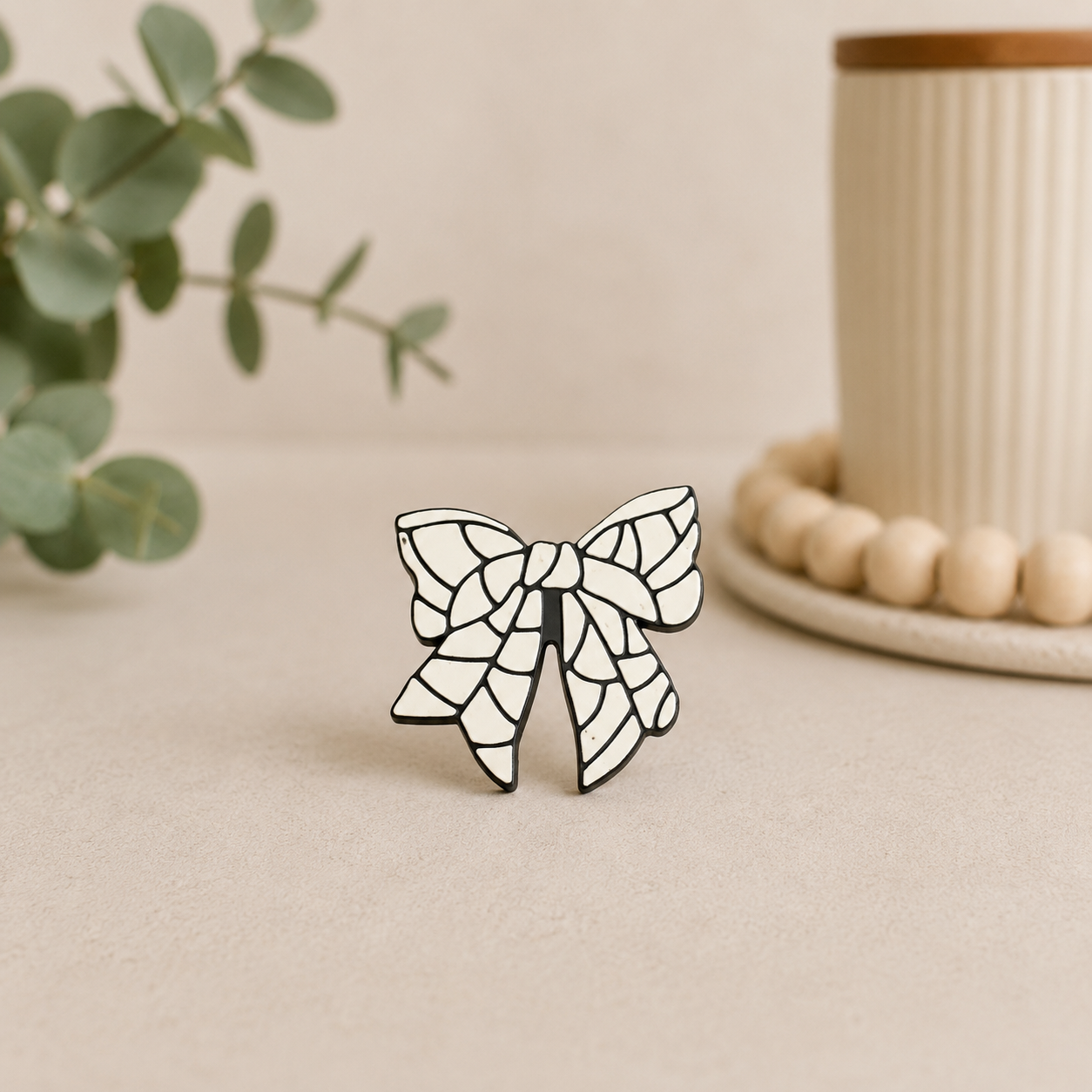 Volleyball Bow | 3D Printed Straw Topper