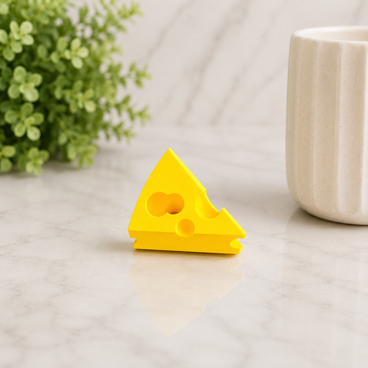 Cheese Wedge | 3D Printed Straw Topper