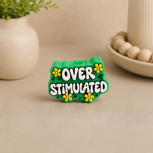 Overstimulated Floral | 3D Printed Straw Topper