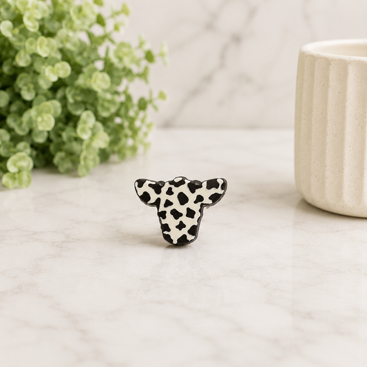 Cow Print | 3D Straw Topper