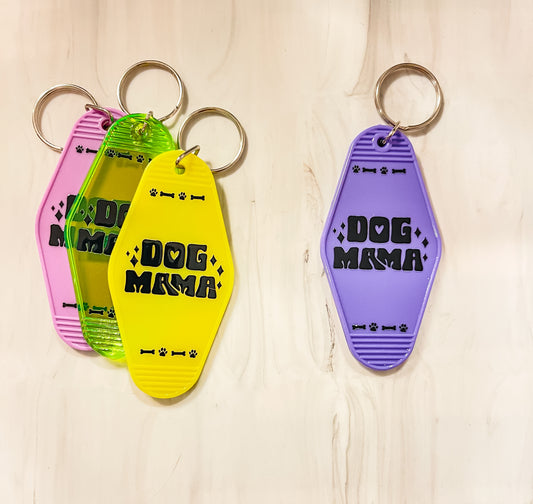 Dog Mama |Motel Keychain