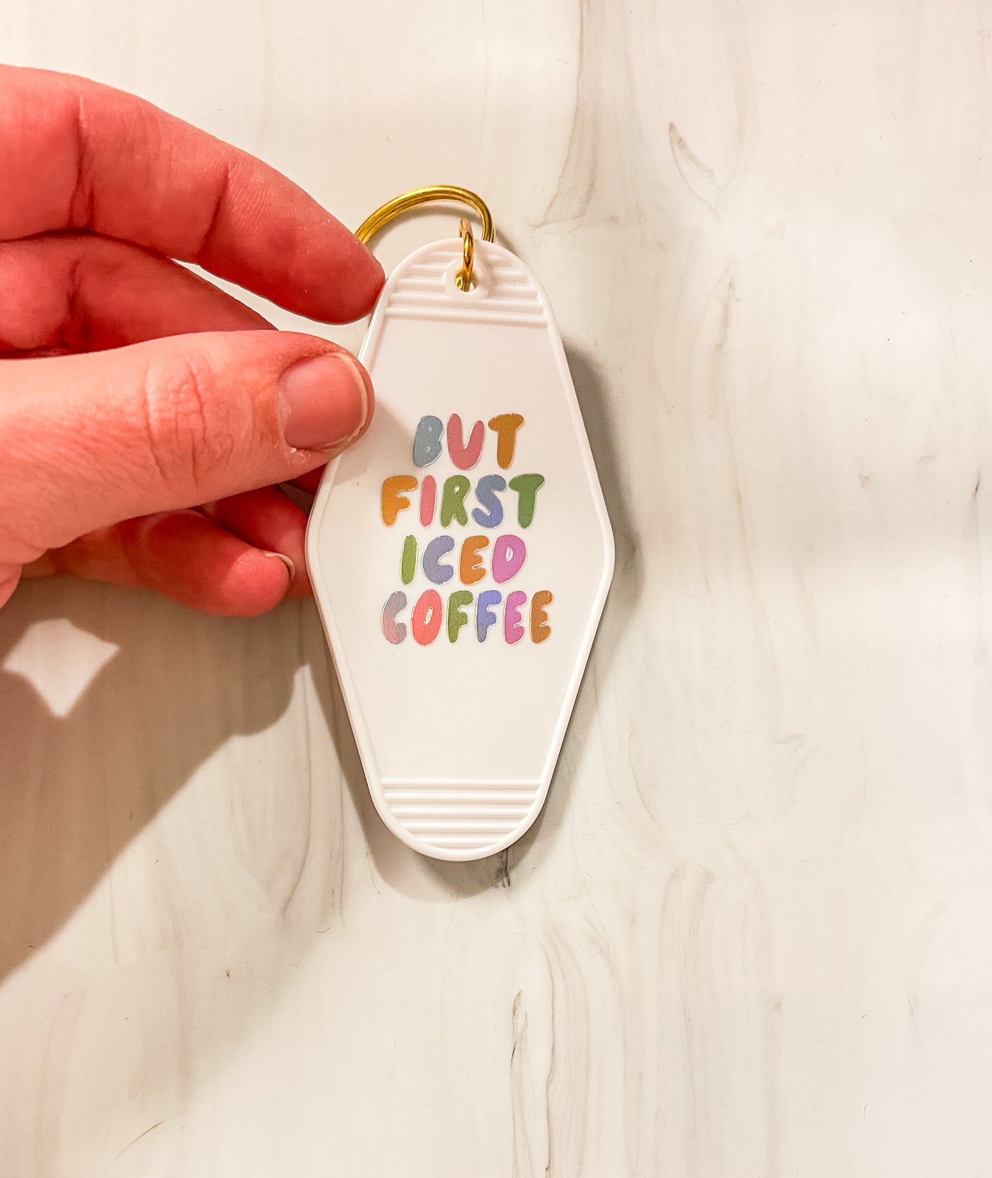 But First Coffee |Motel Keychain