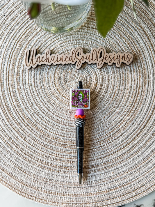 Beatlejuice Beaded Pen