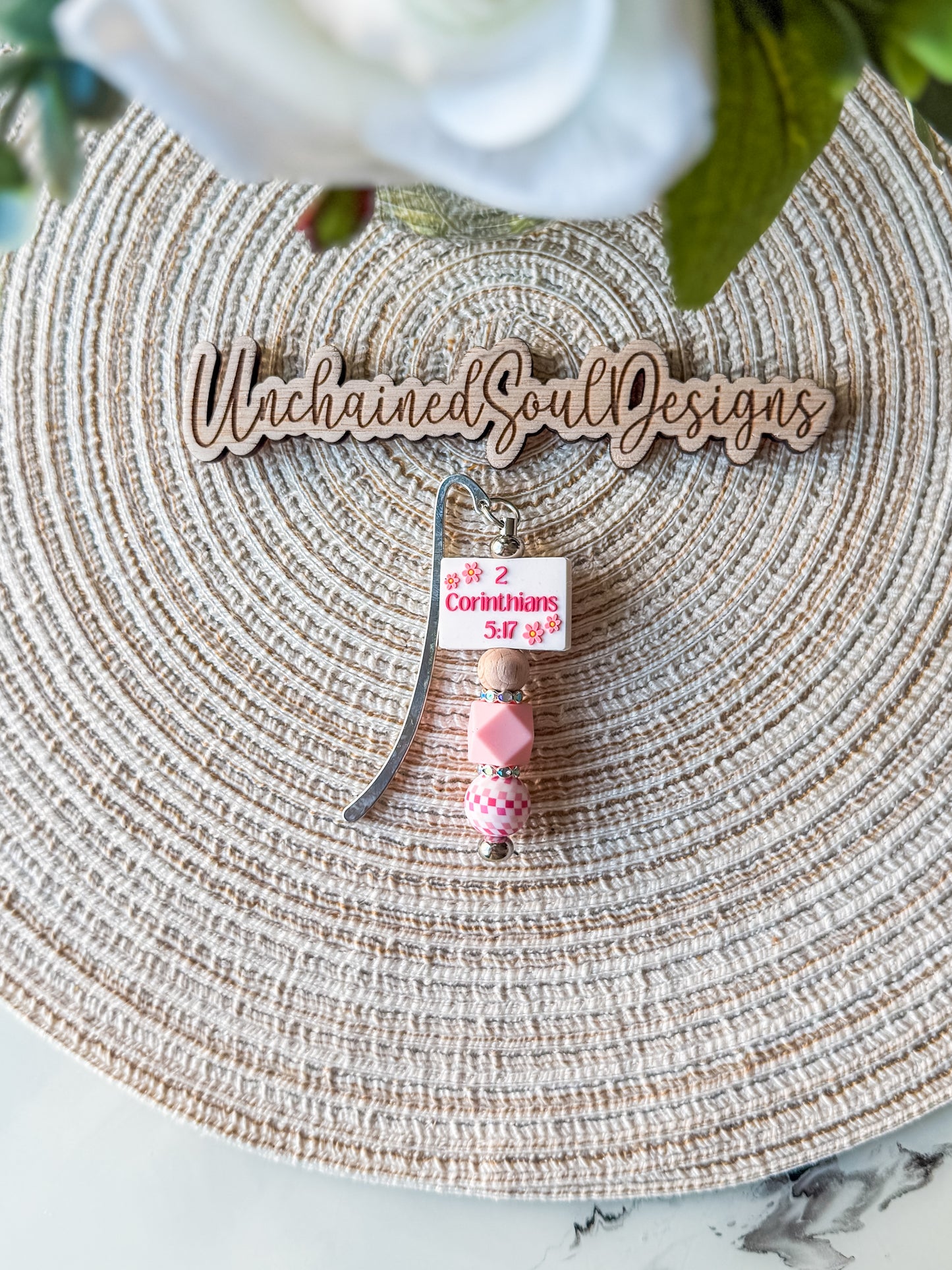 I Am Made New| Beaded Bookmark