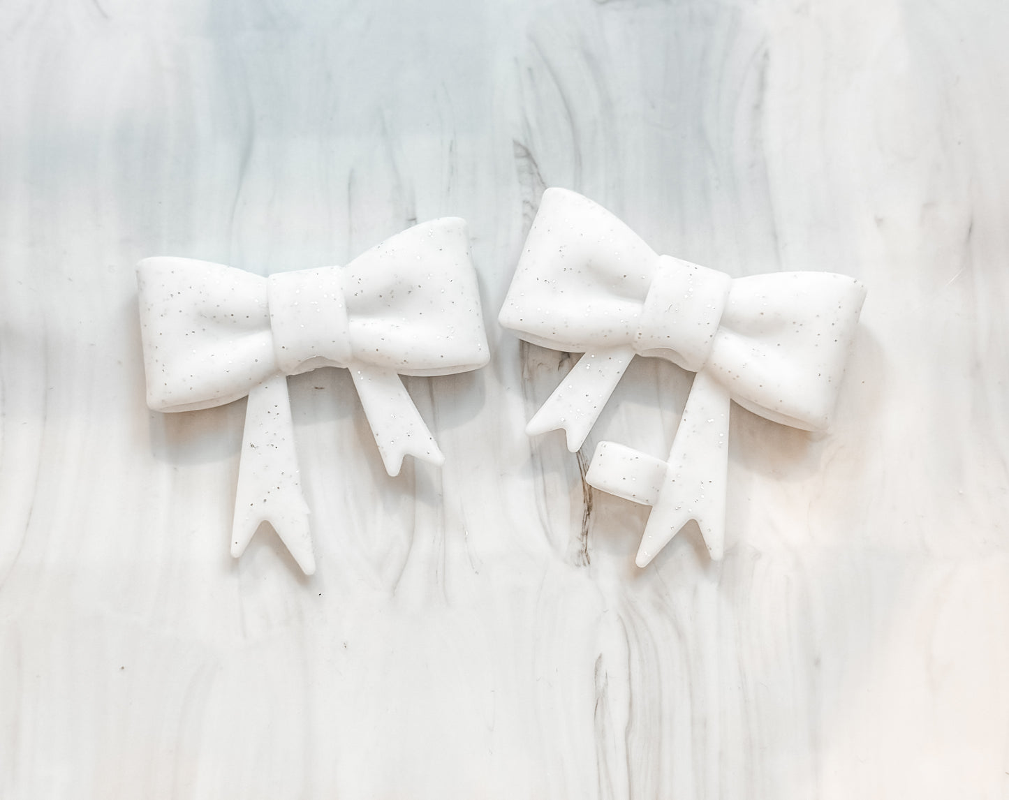 Blue Bow Keychain