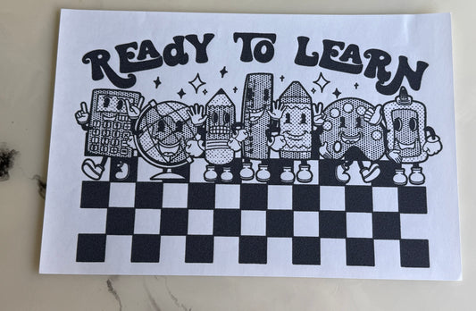 Ready to Learn| Youth or Toddler Tee