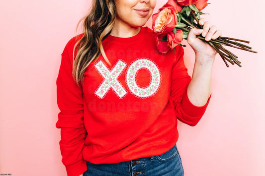 129| XO Floral [pocket and lrg]