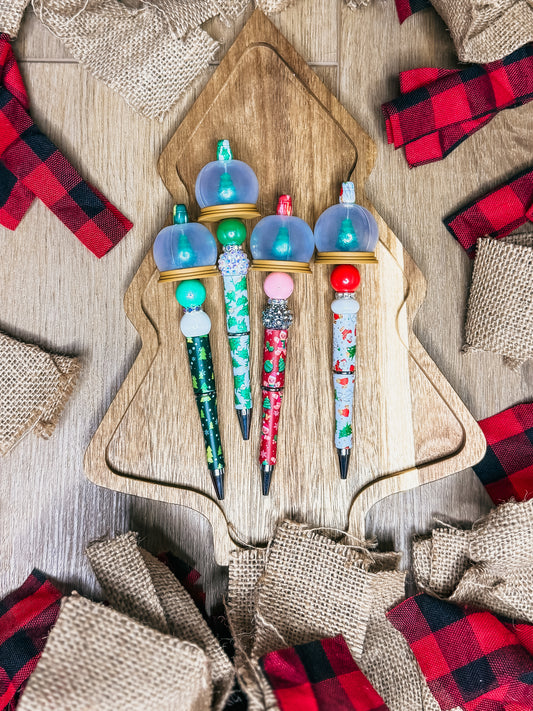 3D Snowglobe Christmas Tree Pen
