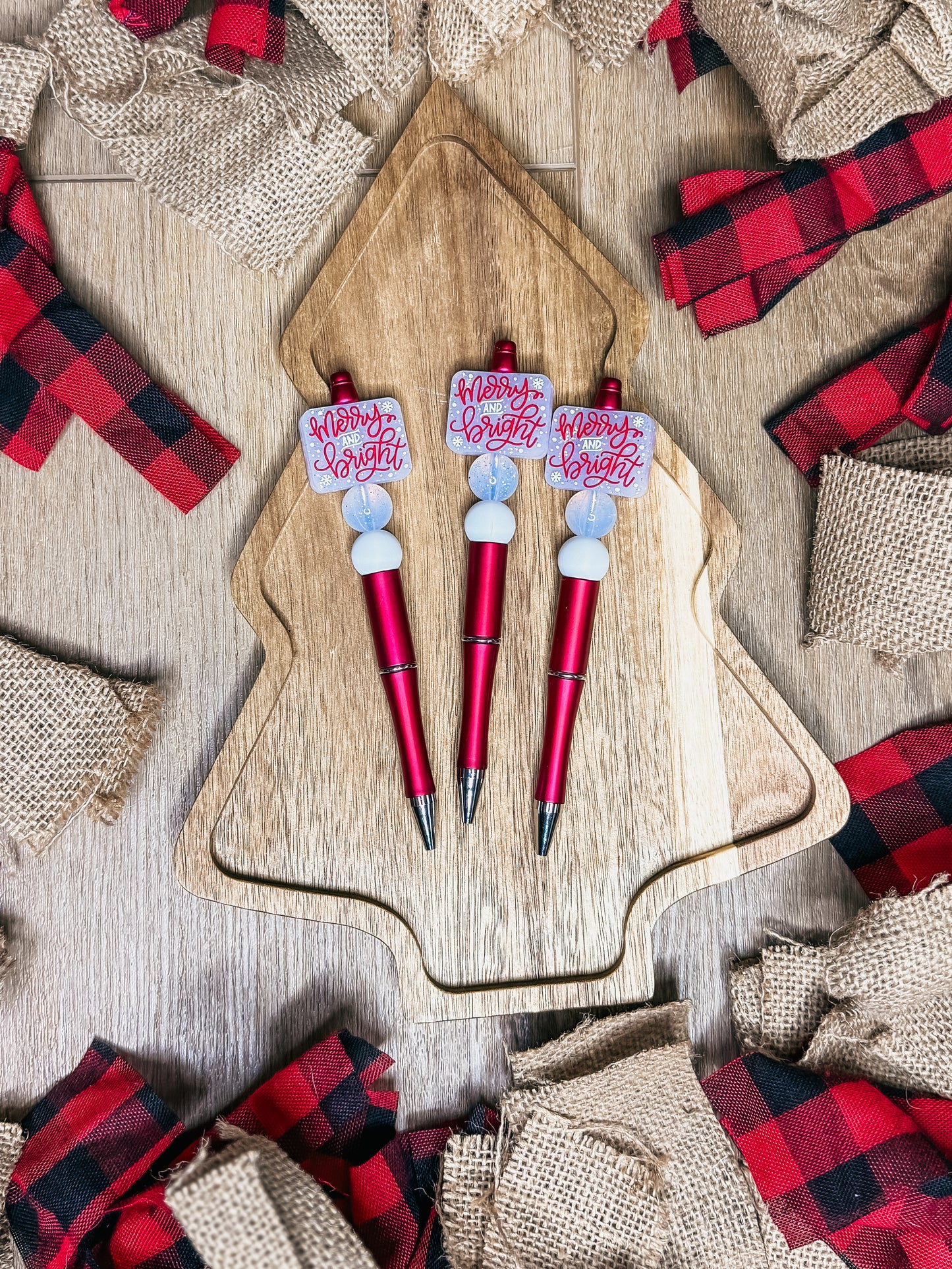 Merry And Bright (Red) Pen