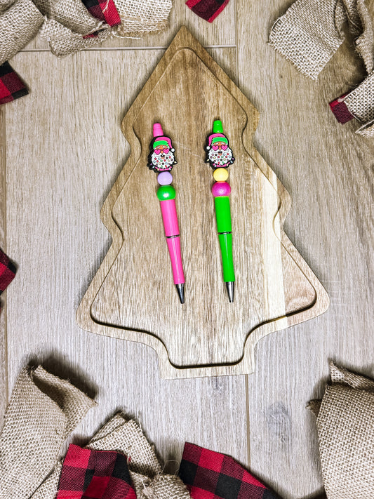 Retro Bright Santa Pen