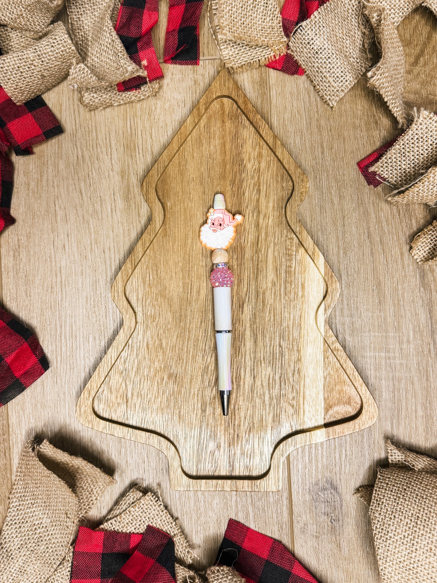 Pink Santa Pen